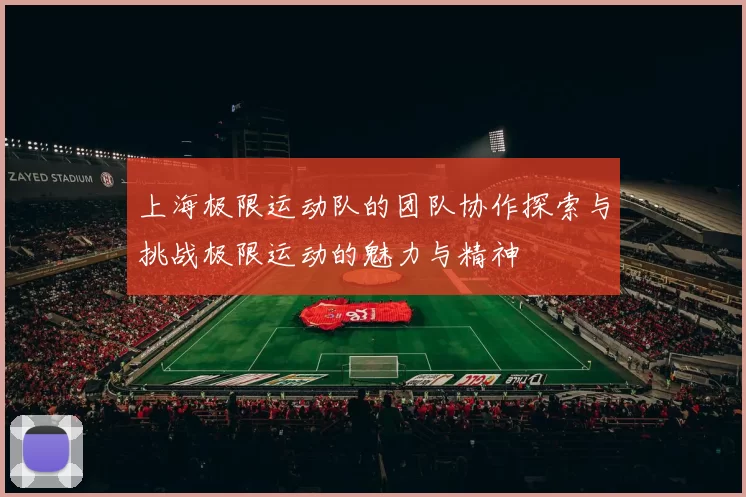 上海极限运动队的团队协作探索与挑战极限运动的魅力与精神